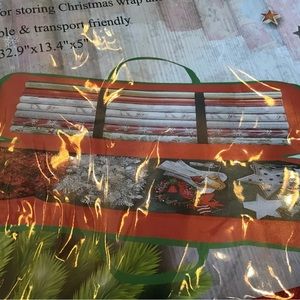 NWOT Storage Bag for your Holiday Gift Wrapping Paper & Accessories